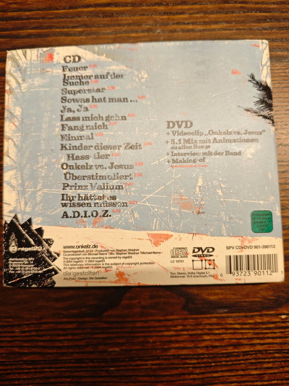 CDs: Böhse Onkelz - Adios CD – Gebraucht aus Malters von Danielab2 1