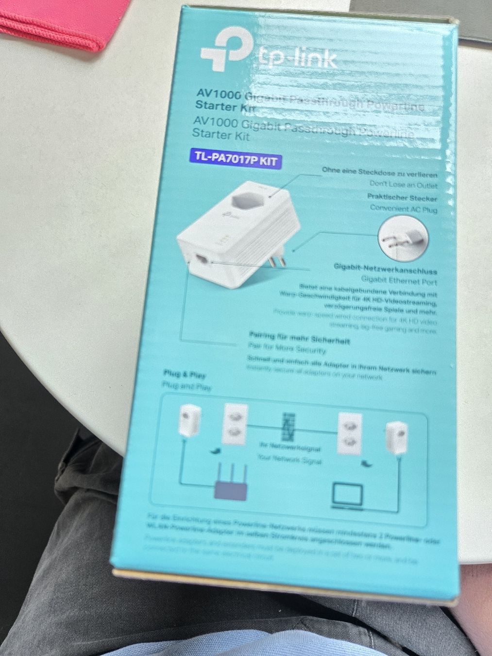 TP-Link WiFi: TP-Link Powerline-Starterkit TL-PA7017P KIT  – Nuovo (secondo la descrizione) da Solothurn venduto da Sam79 1