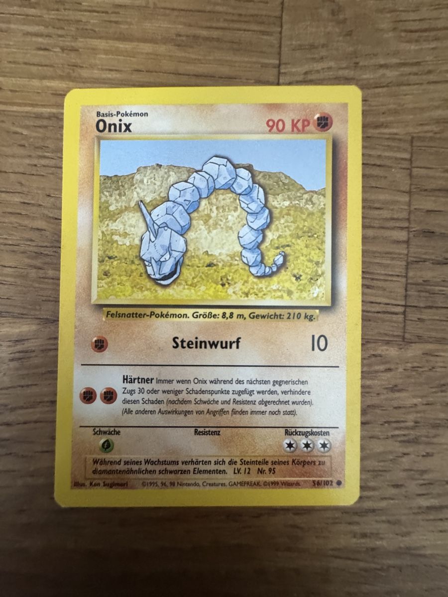 Karten: Onix – Gebraucht aus Meinisberg von Knightdeals