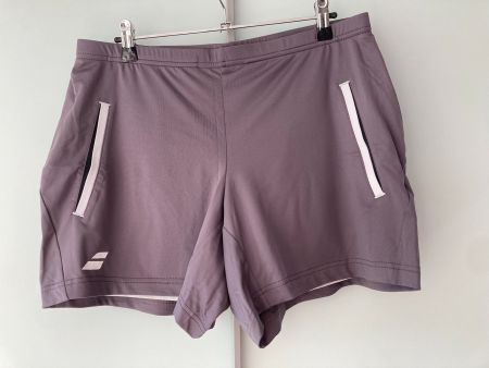 Babolat Tennisshorts mit Tights / Damen / Grau / Gr.XL / Neu
