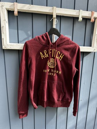 Abercrombie & Fitch Hoodie, Gr. S, Burgunderrot