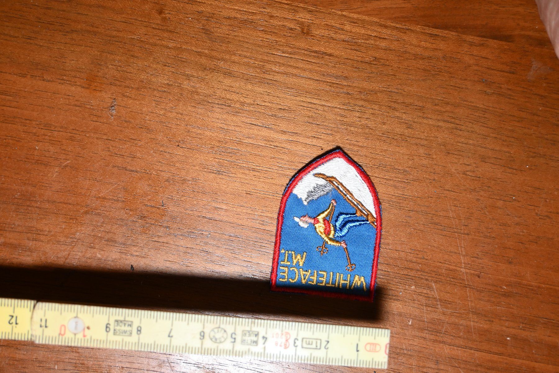 Toppe: VINTAGE Badge WHITEFACE M.T. klein – Usato da Pfaffhausen venduto da mono_rec 3