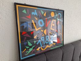 Original Yves Saint Laurent YSL Love Poster / Plakat 1983