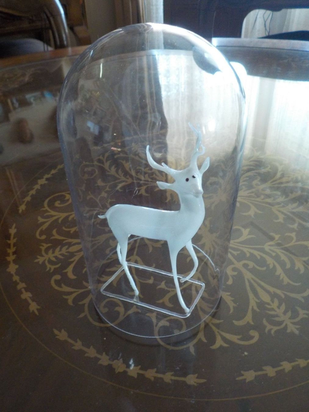 Statuette: Glastier Hirsch Lauscha antik – Usato da Mörschwil venduto da antiksalon21 2