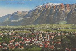 Buchs SG Dorf mit 3 Schwestern 1919  sehr gut erhalten