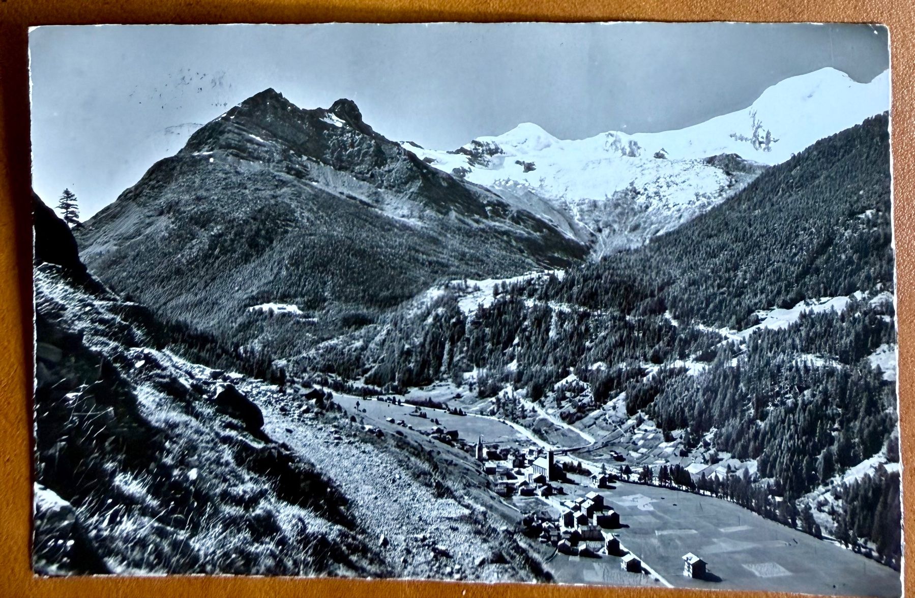 Cartes postales: saas - Grund - Panorama 1955 – D'occasion à Lutry par Ediego