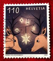 Neue CH Briefmarken mit Stempel 2022