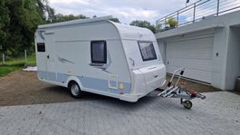 Wohnwagen TEC Weltbummler 390 HTF umfangreiche Ausstattung