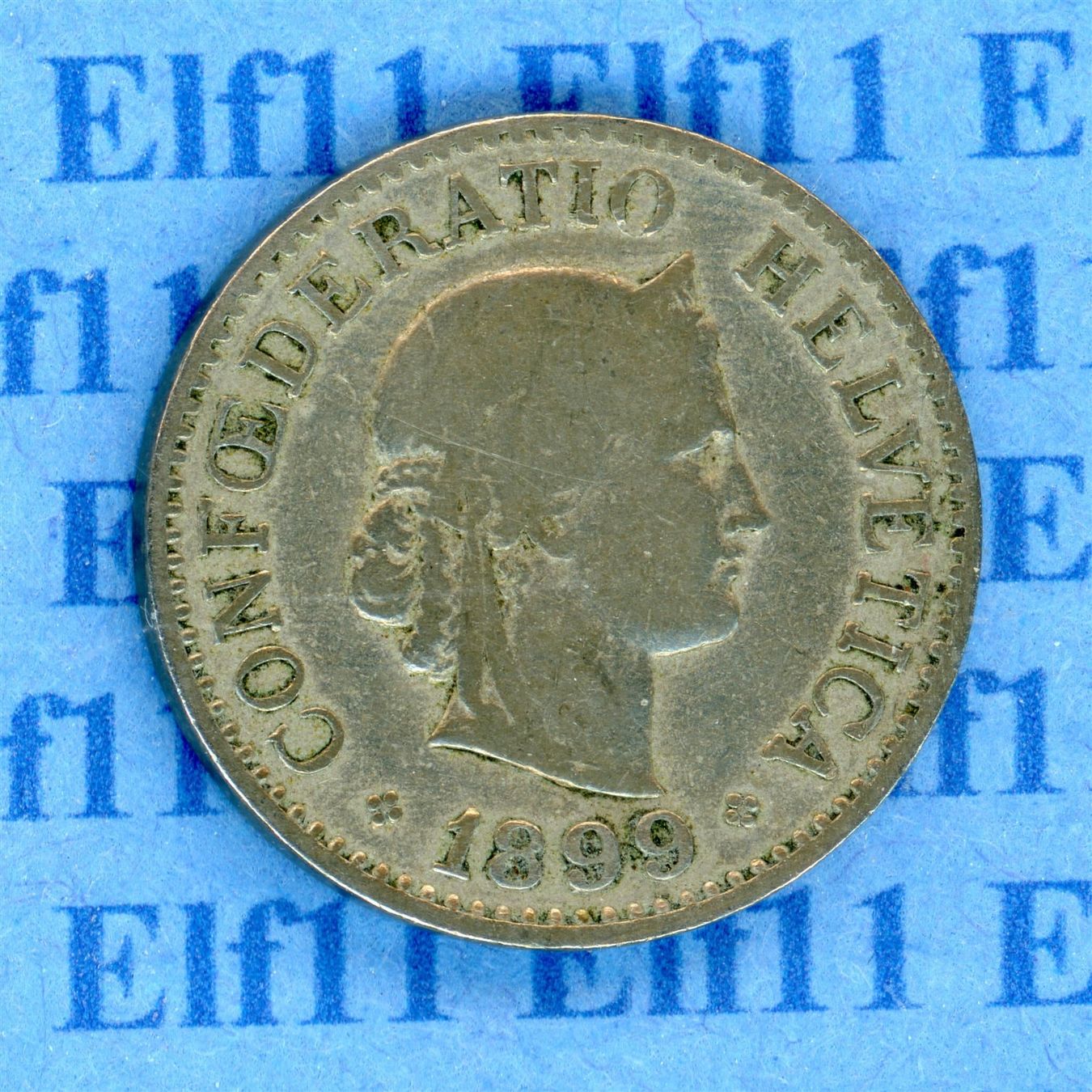 Tutti le monete: CHF___0.10 1899 -s 10 Rappen – Usato da Widnau venduto da Elf11