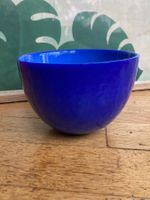 Seltene EVA ENGLUND Glasschale "Indigo", Målerås, signiert