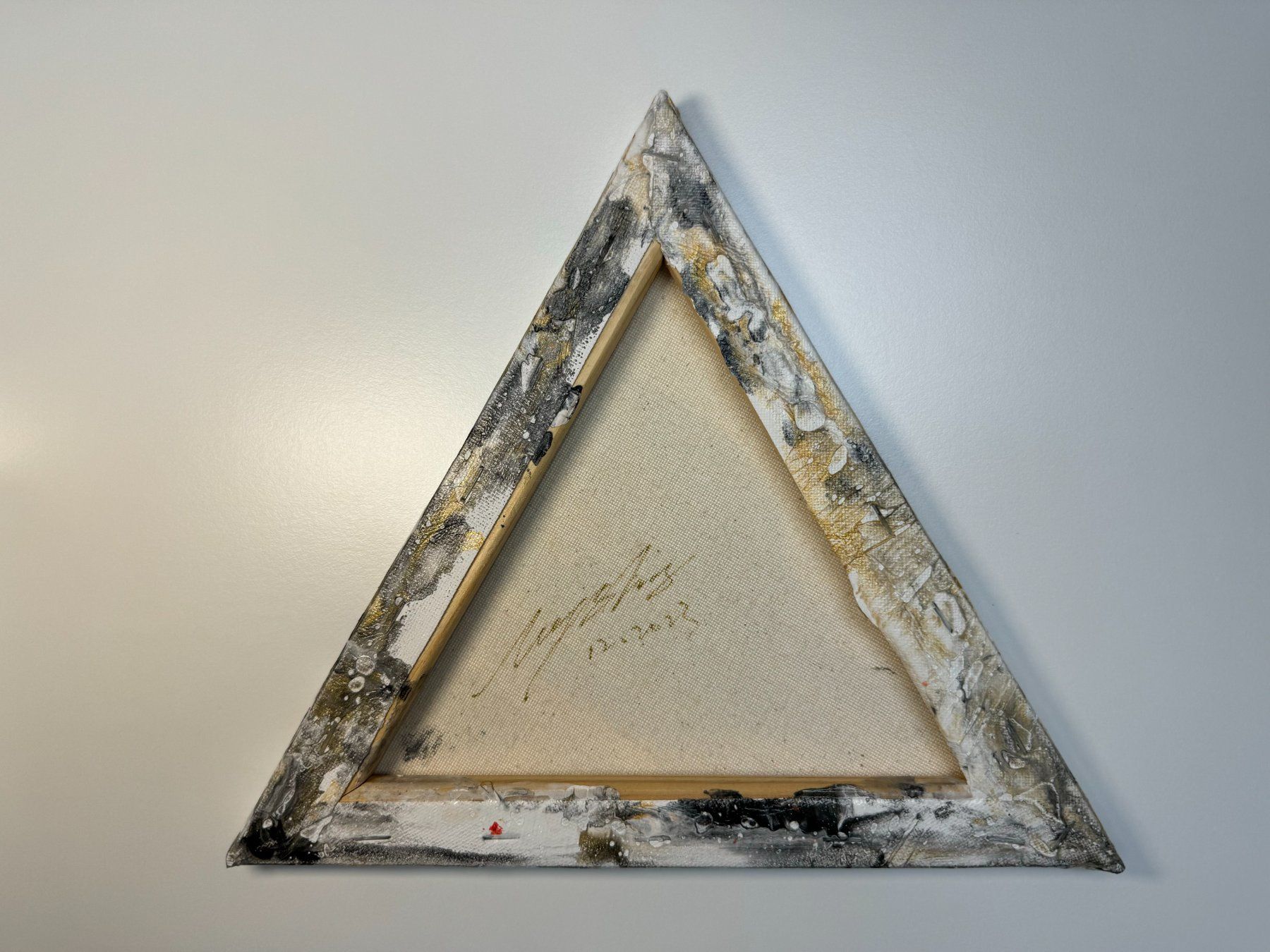 Dipinti: Acryl-Flüssigmalerei, Dreieck – Usato da Schlieren venduto da MayaSheng1983 2