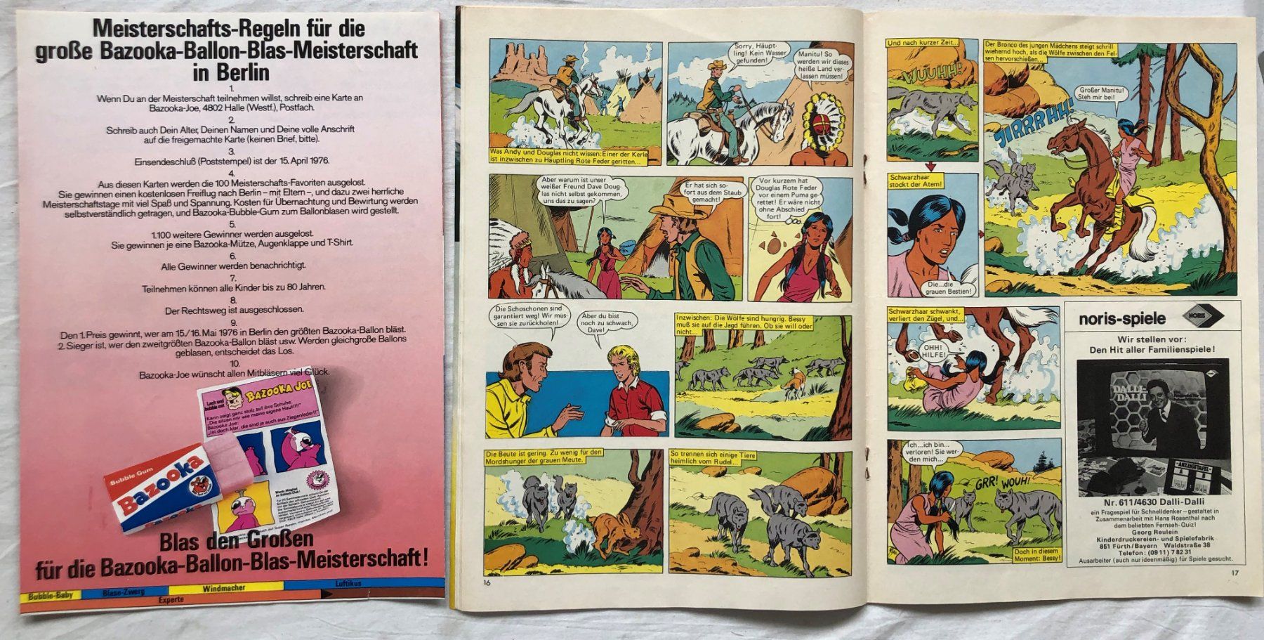 Fumetti: BESSY - Heft - Band 515 – Usato da Schaffhausen venduto da durruti 2