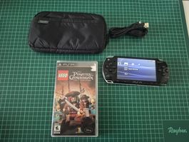 Sony PSP + Lego Pirates of Caribbean Game & Case 