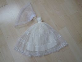 Vintage Barbie Hochzeit Kleid  festliches Kleid mit Schleier
