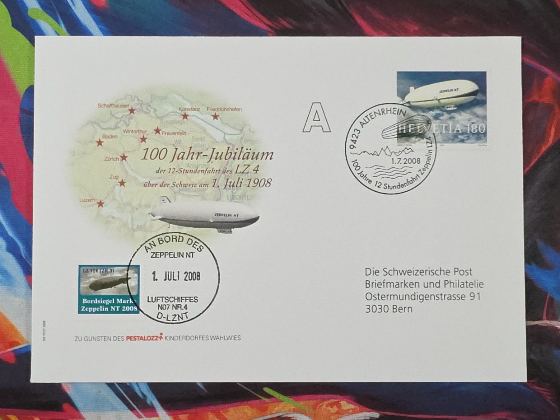 Tutti i francobolli: CL30 Enveloppe + Timbre Suisse 2008 – Usato da Cousset venduto da Patrick_Collections