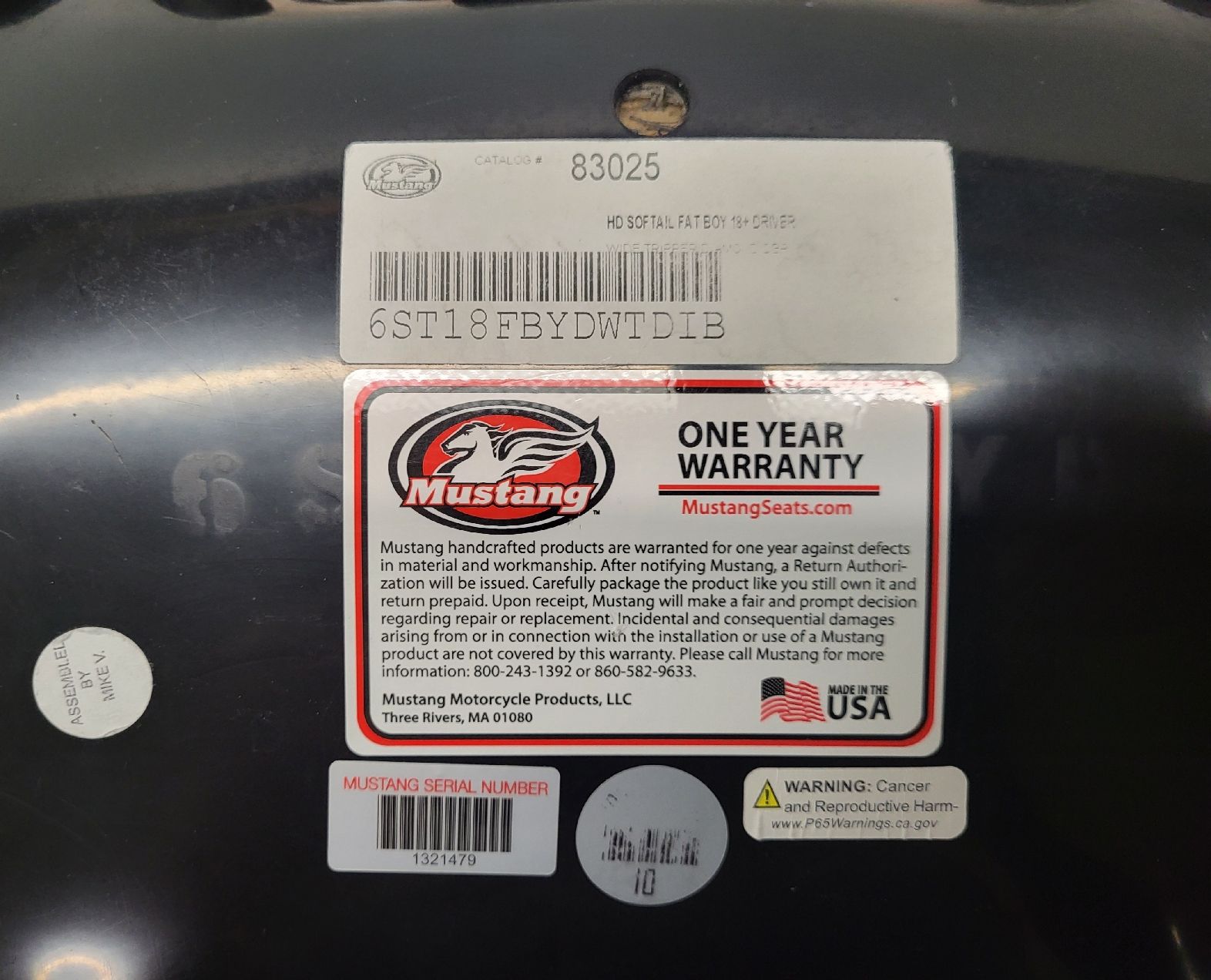 Harley-Davidson Alle Motorradersatzteile: Mustang Sattel 83025, Harley – Neu (gemäss Beschreibung) aus Schönenbuch von Sstark 1