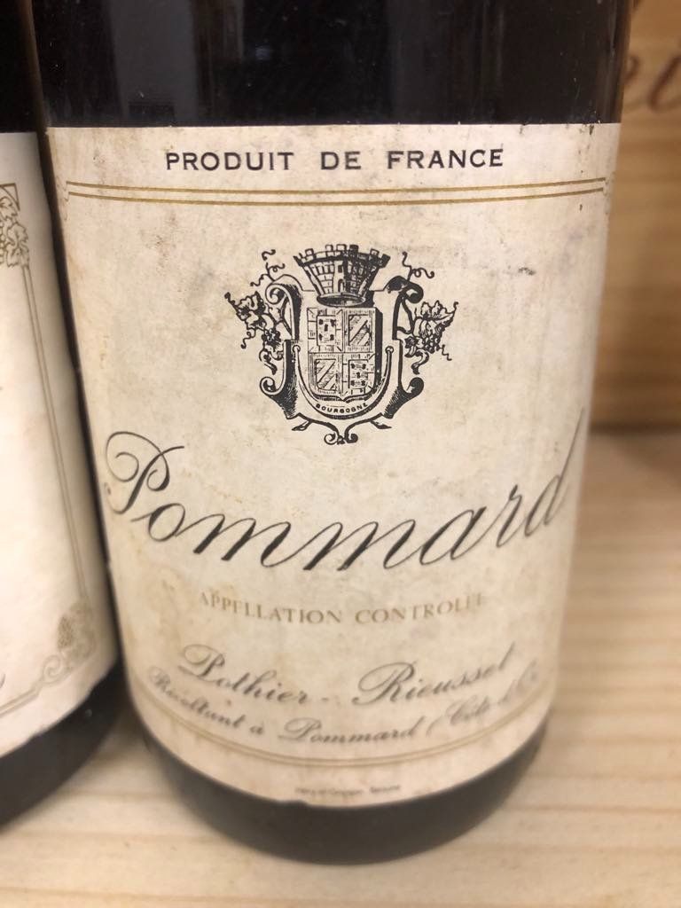 Vino: 2x 1981 POMMARD POTHIER-RIEUSSET – Nuovo e nell'imballaggio originale da Münchenstein venduto da weinundspirituosen 1