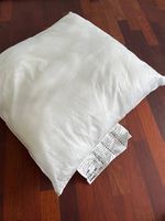 Kissen weiss - schwarz - weich 65x65