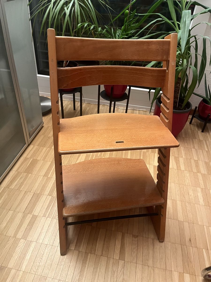 Seggioloni: Tripp Trapp Hochstuhl Holz – Nuovo (secondo la descrizione) da Zürich venduto da Eisenmann01 1