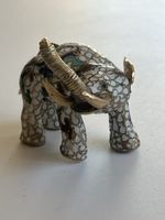 Elefant Figur Cloisonné Metall emailliert klein(2S1)