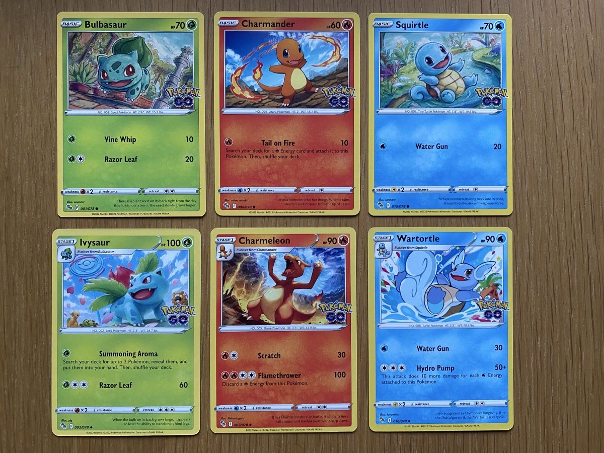 Pokémon Carte collezionabili: 9 Pokemon GO Karten Set Venusaur Charizard Blastoise EN – Nuovo (secondo la descrizione) da Haldenstein venduto da lisipe 5