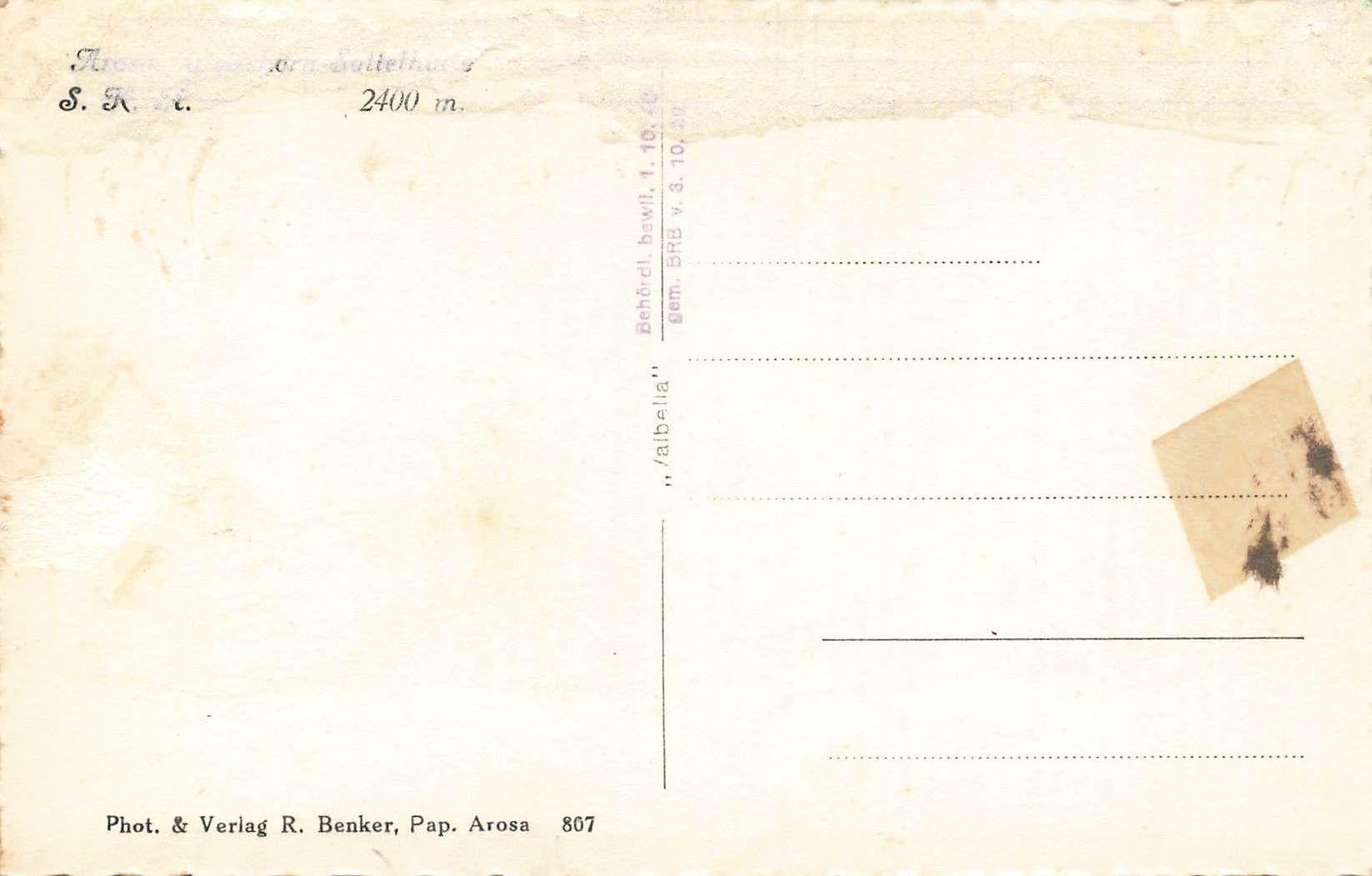Cartes postales: Arosa – D'occasion à Biasca par Blenio71 1