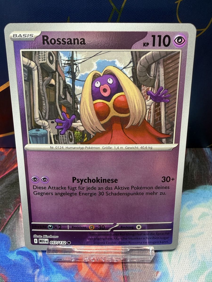 Pokémon Carte collezionabili: Rossana 057/132 Reverse Holo „Mega Evolution“ – Usato da Uster venduto da cardCollectorHum