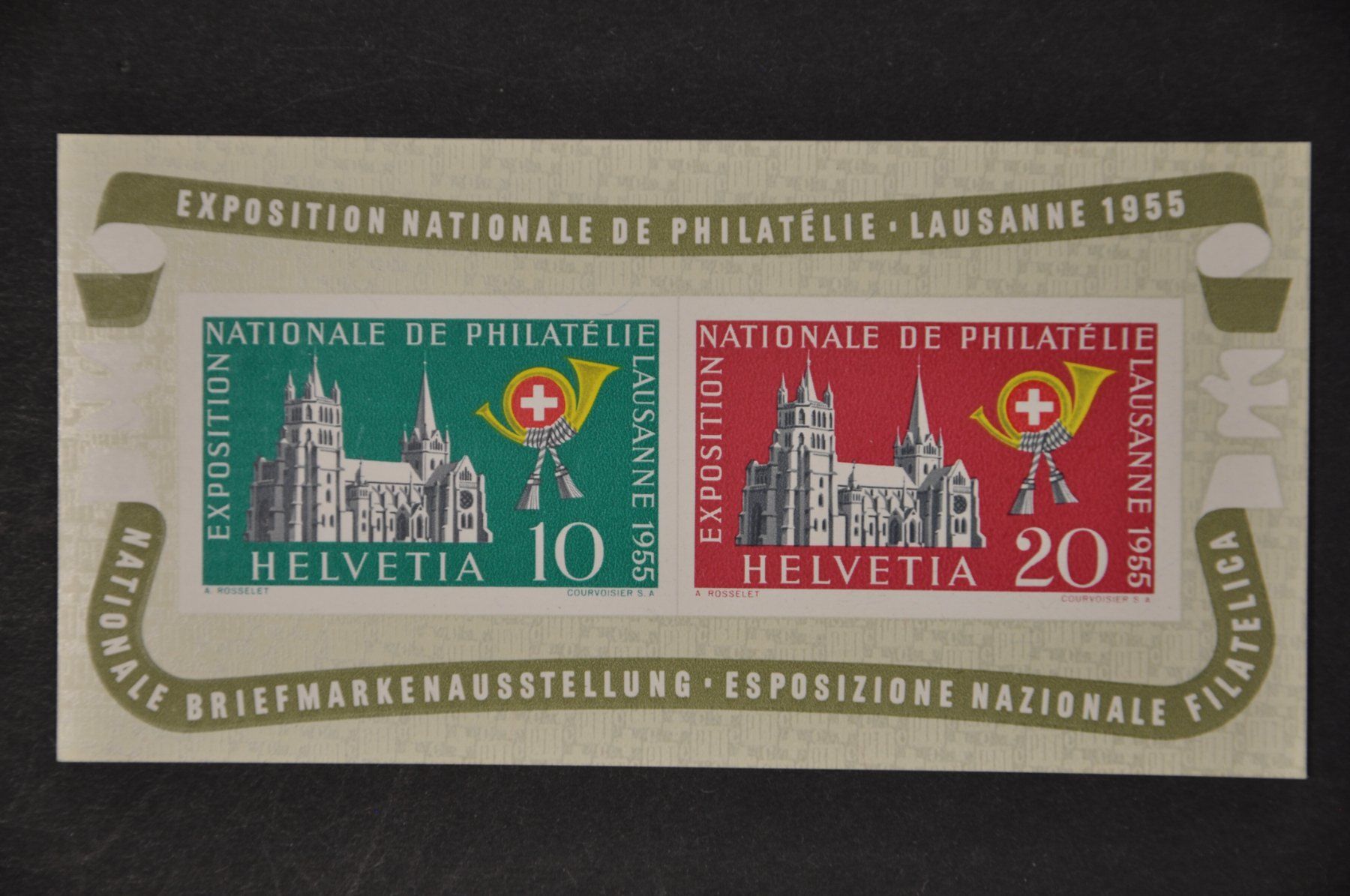 Tutti i francobolli: 1955 W35 postfrisch ohne Falz – Nuovo (secondo la descrizione) da Wolfhalden venduto da Zinauktion