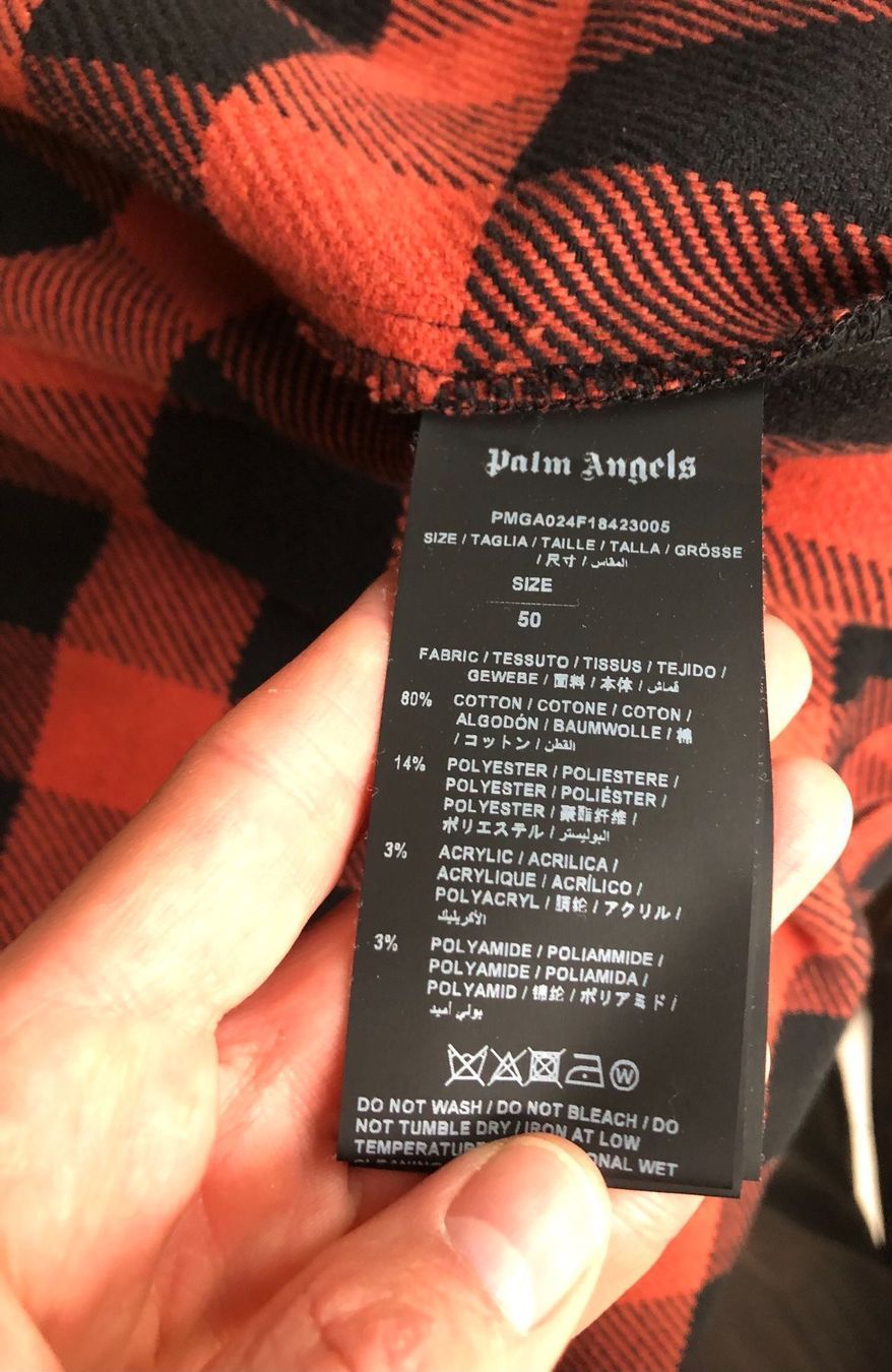 Camicie: Palm Angels Flanell Hemd/Jacke – Usato da Liebefeld venduto da donetasy 8