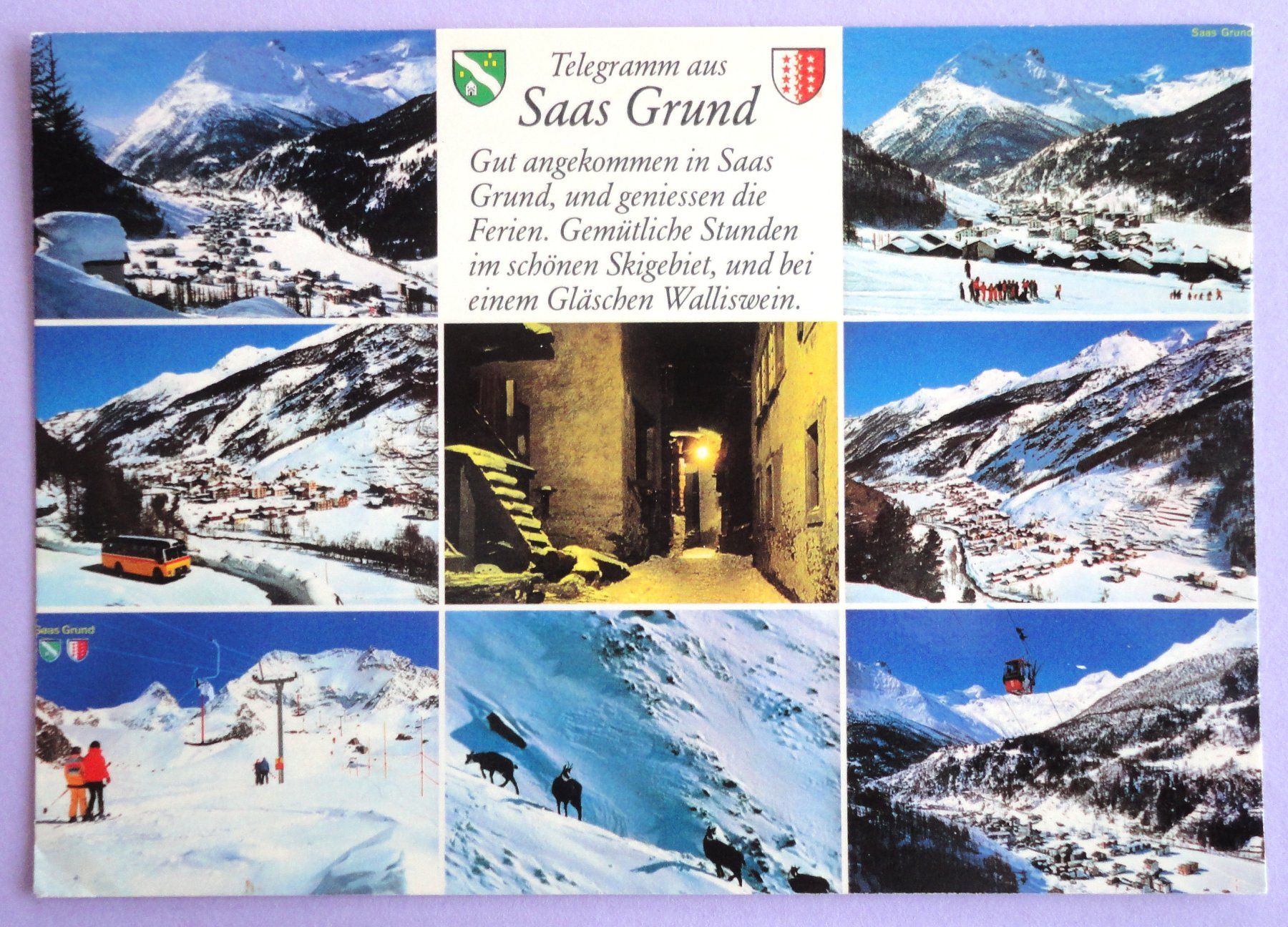 Cartoline postali: Saas Grund – Difettoso da Fétigny venduto da Billy2miny