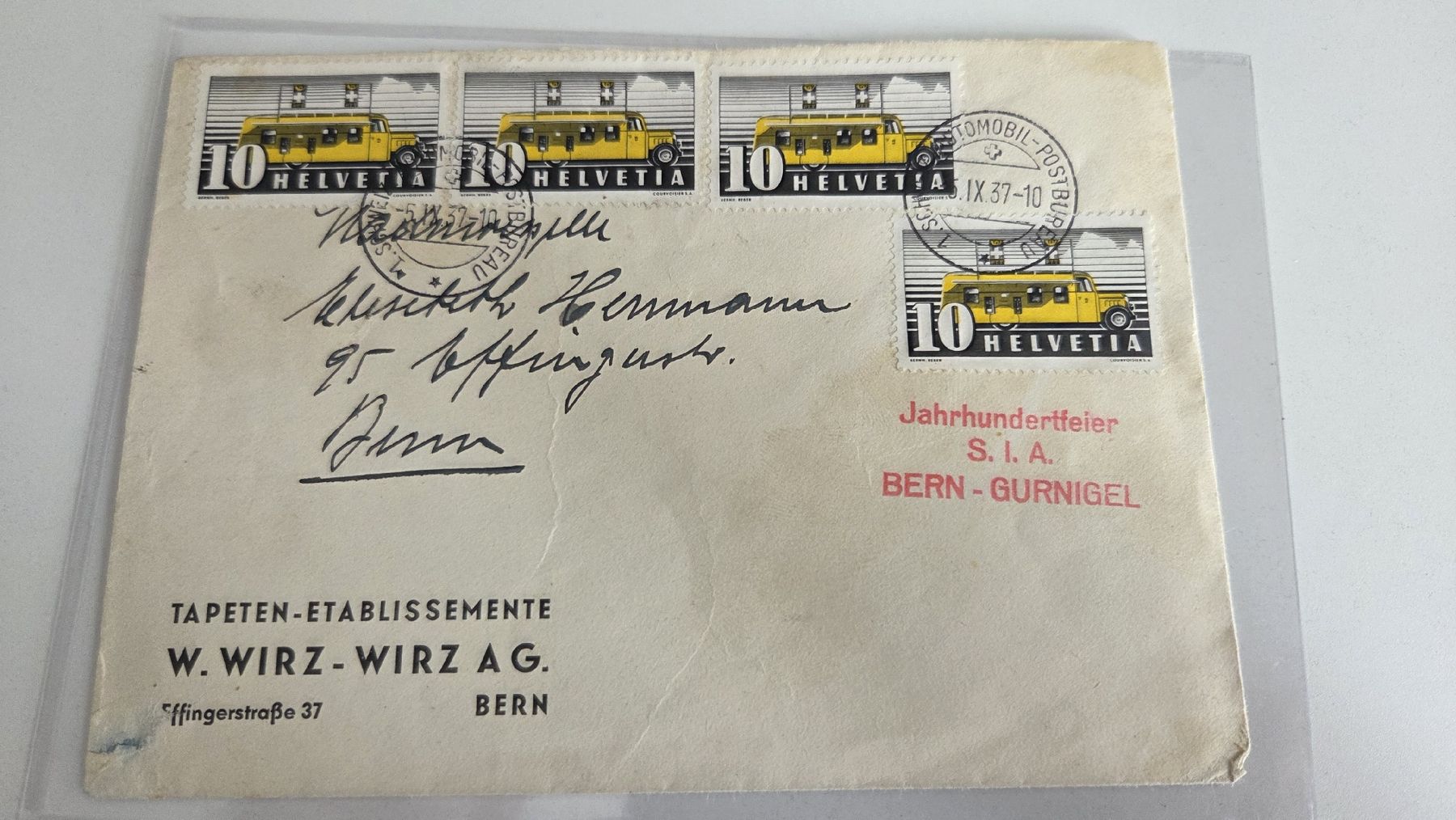 Tutti i francobolli: 1937 FDC Automobilpostbüro – Usato da Arni AG venduto da Moth68
