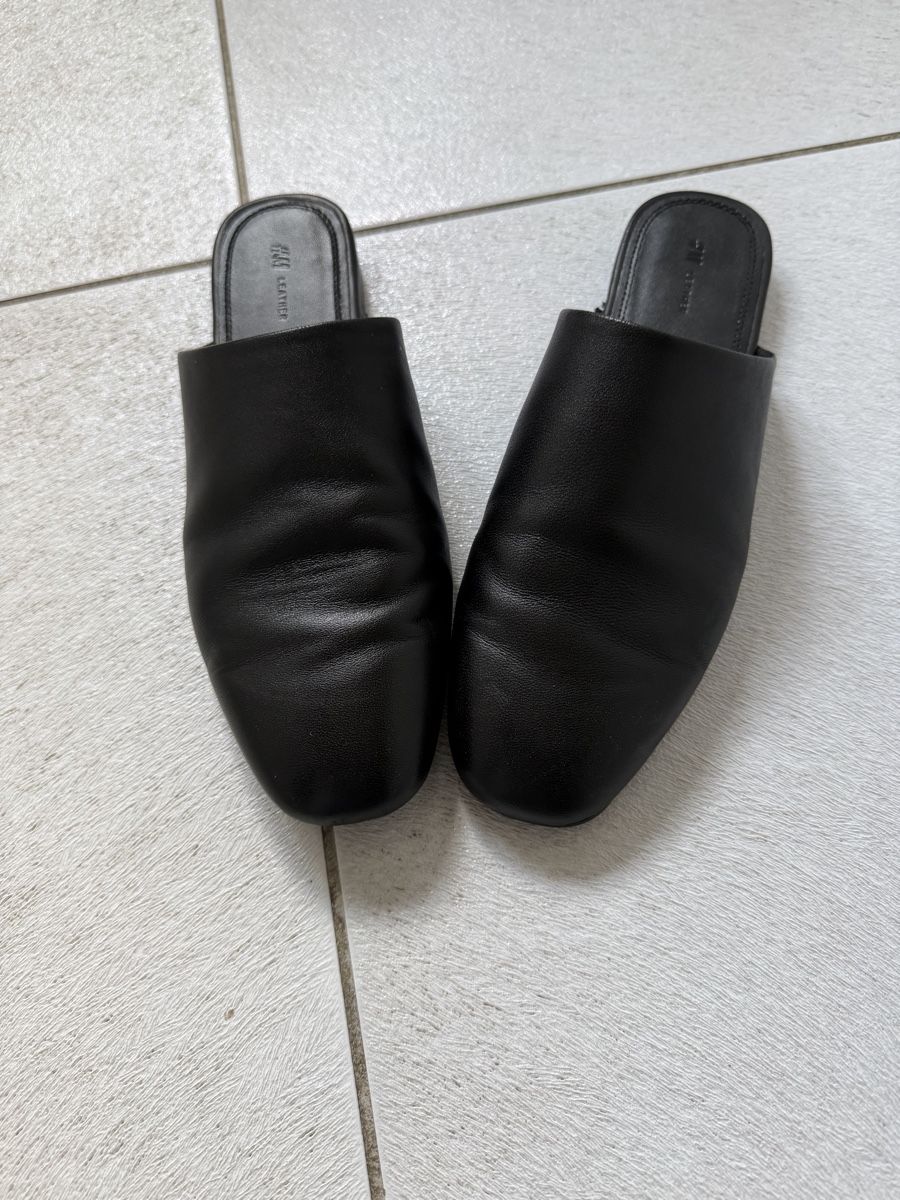 H&M Damenschuhe: H&M Premium Leder Mules Gr.39 – Neu (gemäss Beschreibung) aus Ostermundigen von anja046 1
