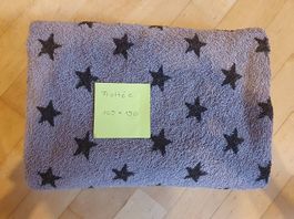 Stoff Frottée 105x150 braun