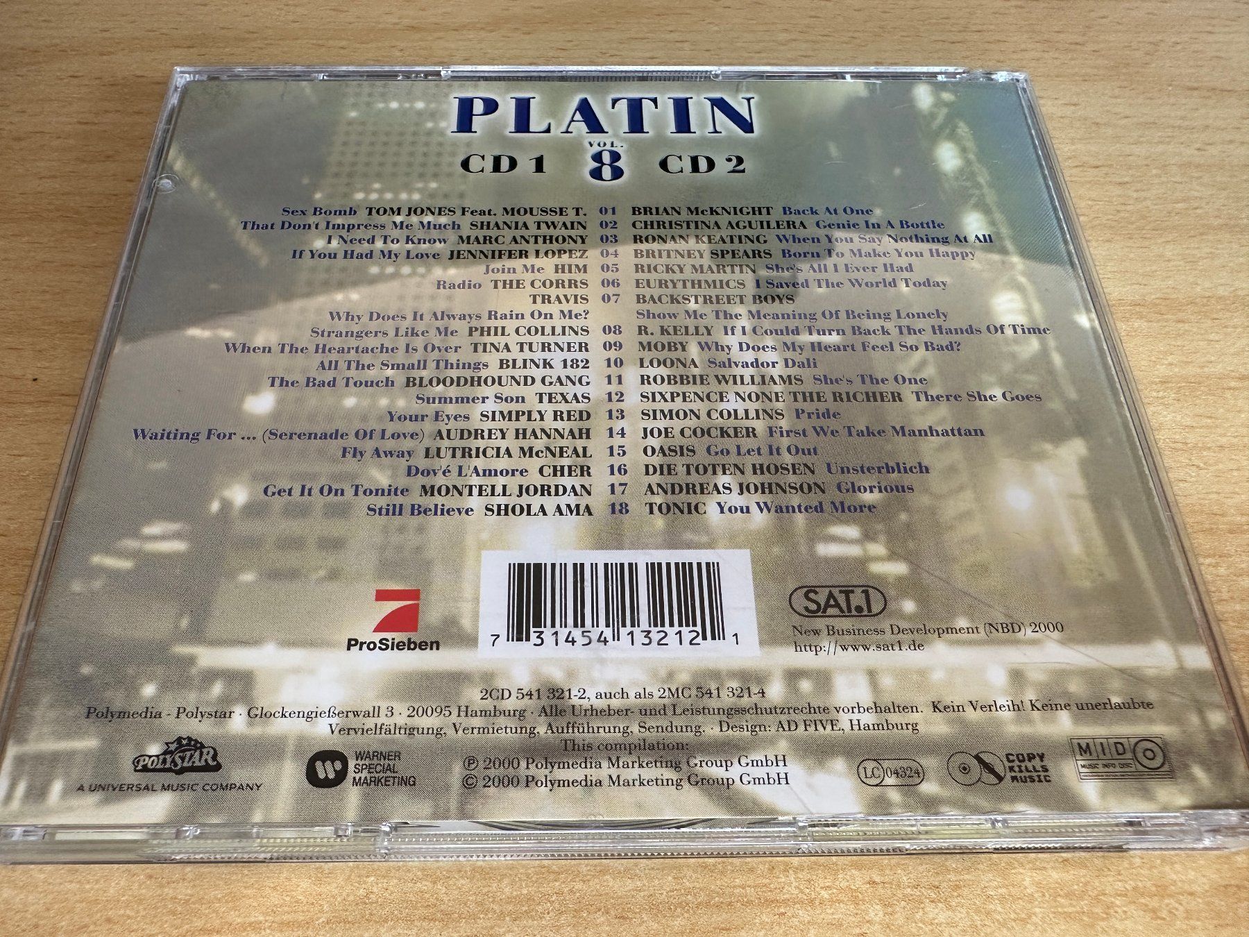CD: Various – Platin Vol. 8 - 2 CD – Usato da Rikon im Tösstal venduto da Alpenmutz 1
