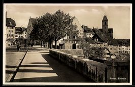 AK Aarau, Zollrain mit Passanten