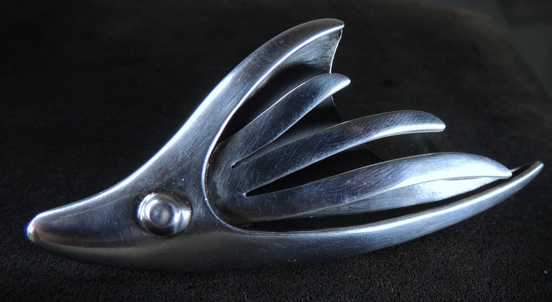 Spille & Fermagli: GILES TASCO Silber 925 Brosche – Usato da Waldenburg venduto da schaller707 1