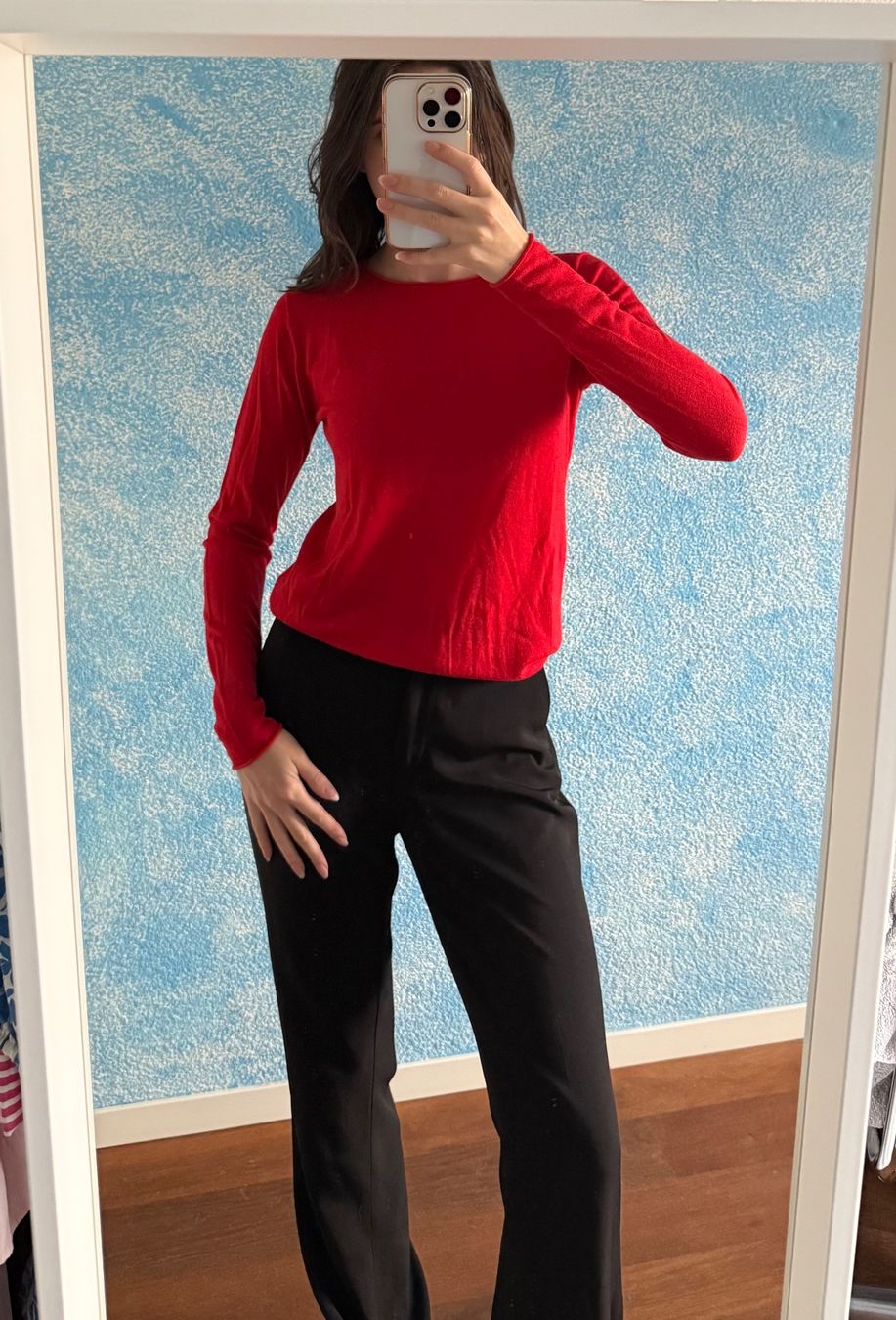 Zara Maglioni & Felpe: Roter Zara Strickpullover, Grösse S – Nuovo (secondo la descrizione) da Altendorf venduto da Jeshy15