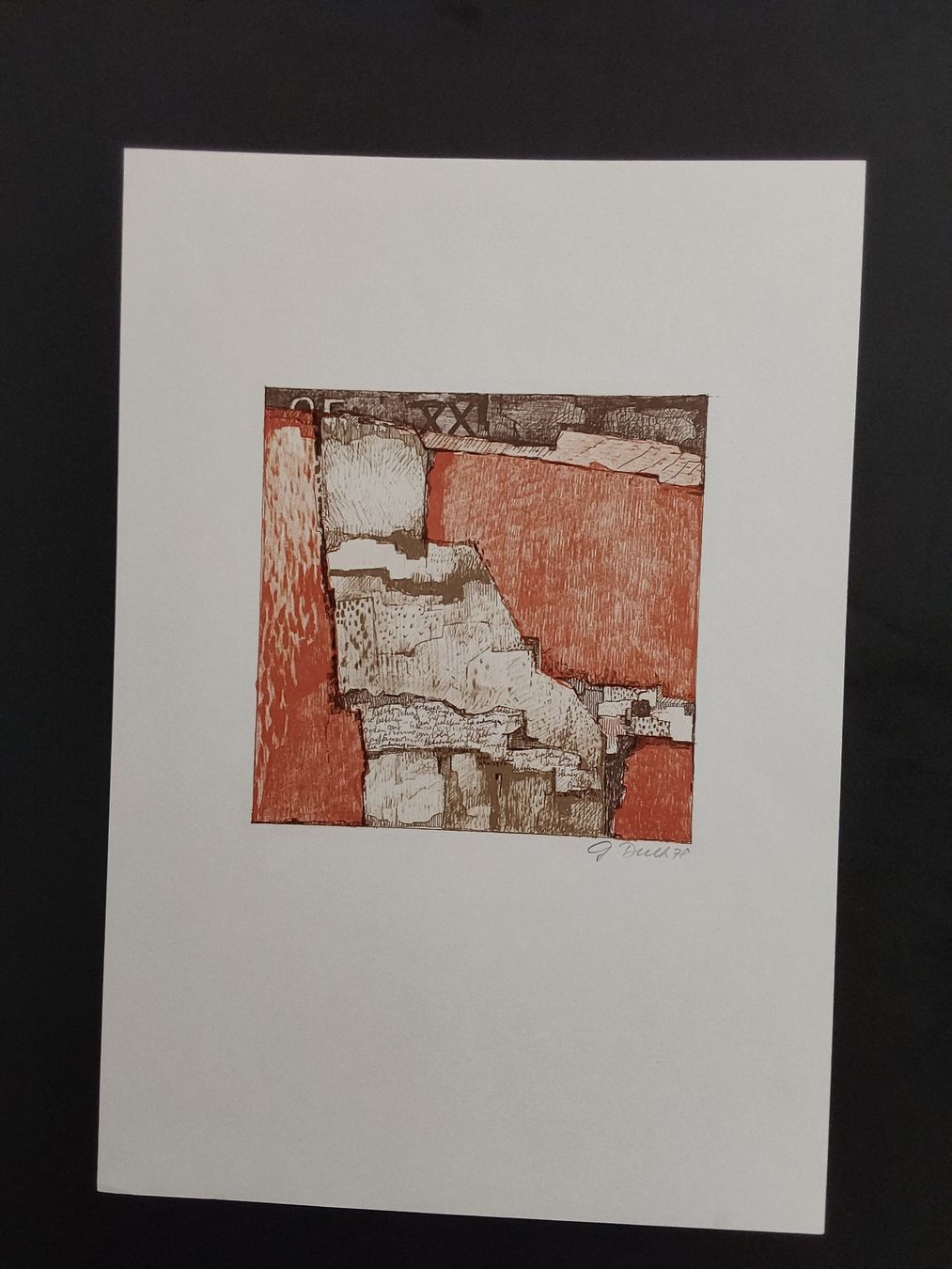 Grafica & Litografie: Dulk Georges. Lithographie Handsigniert. 34,5x49,5cm. – Usato da Steinach venduto da Chilli1957 4