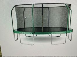 Trampolin 550 cm Sprungmatte, Federabdeckung und Sicherheits