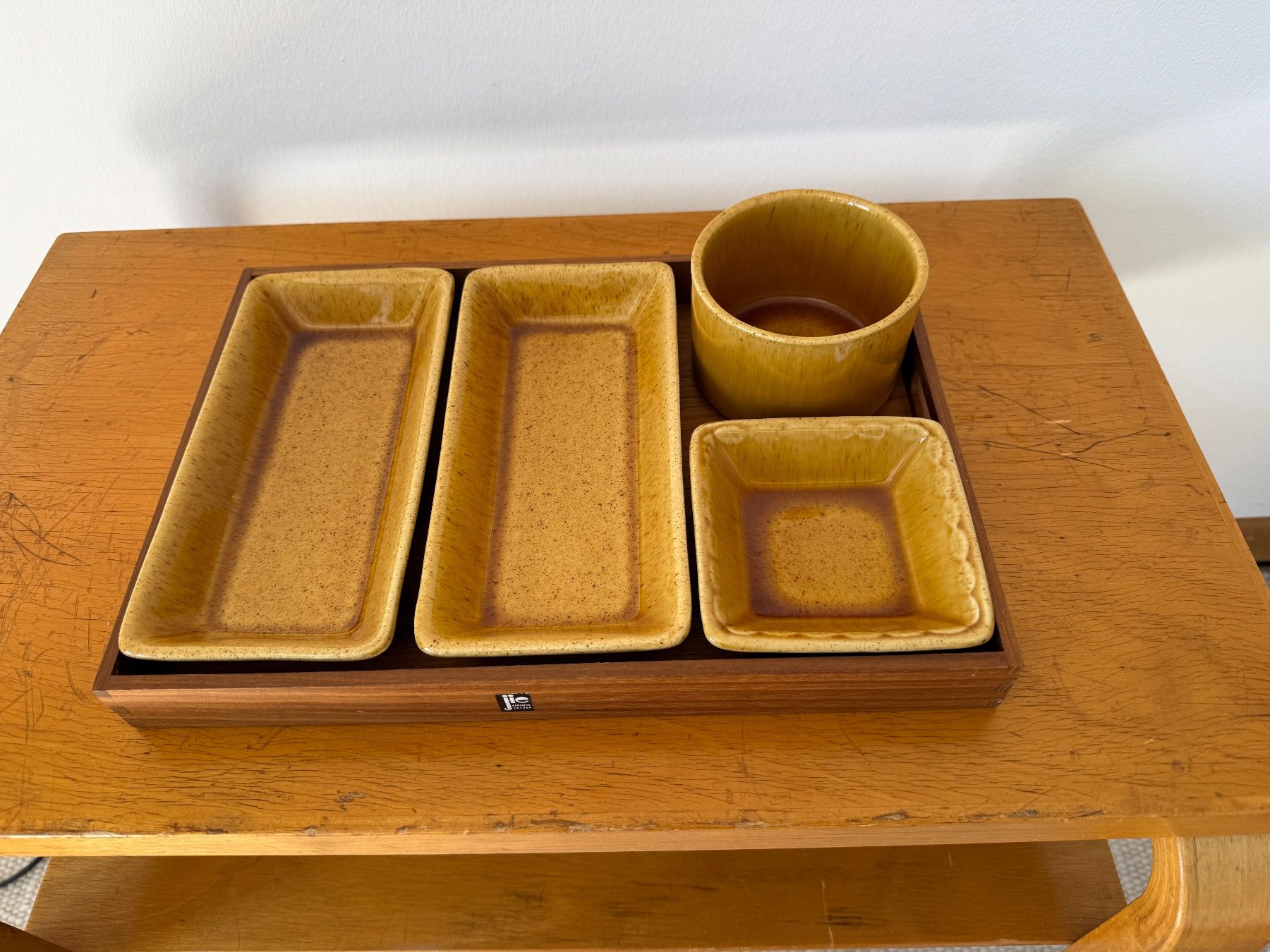 Geschirrsets: jje Cantofta Sweden Apero- oder Vorspeisenset Midcentury – Gebraucht aus Luzern von Mamutpe