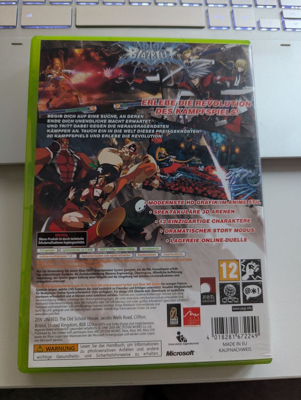 Spiele: BlazBlue Calamity Trigger - Xbox 360 Game – Gebraucht aus Hünenberg See von SpecialEditionGaming 1