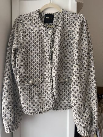 Blazer Jacke Tweed Stil