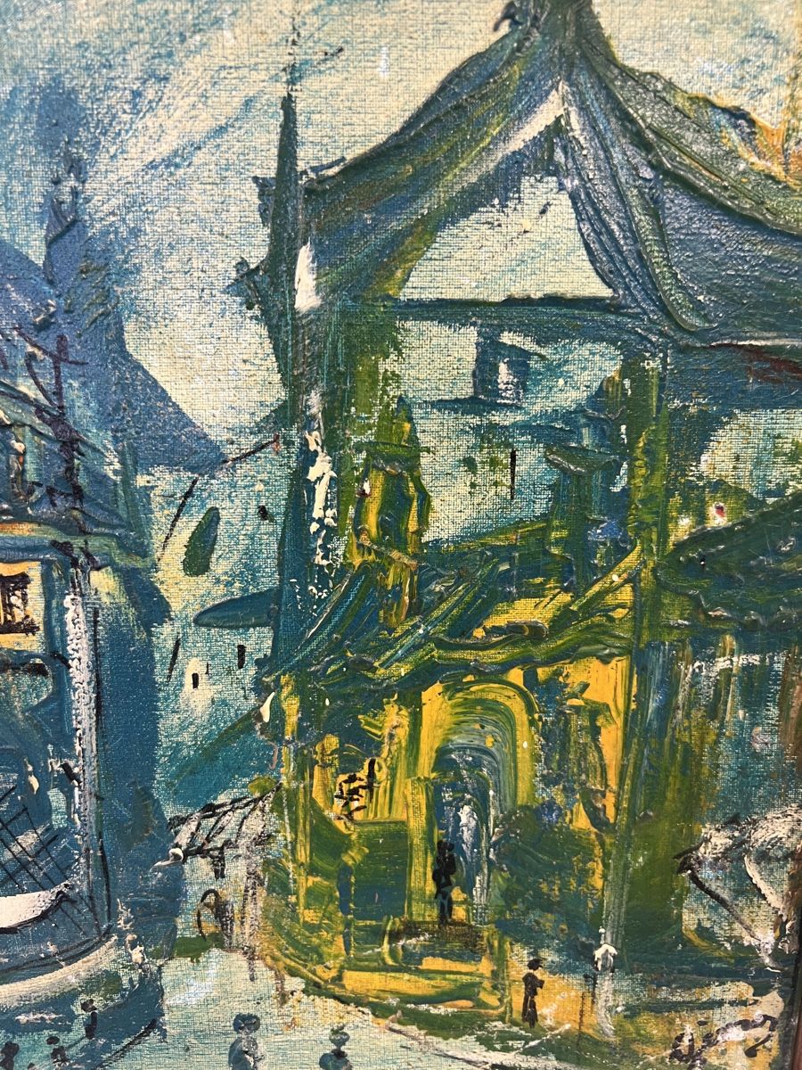 Gemälde: HUILE SUR TOILE SIGNÉE ET DATÉE 78 – Gebraucht aus Genève von Qanil77 1