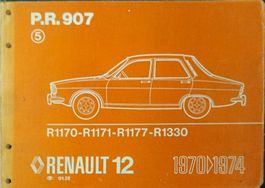 Ersatzteilkatalog Renault 12 '70-'74