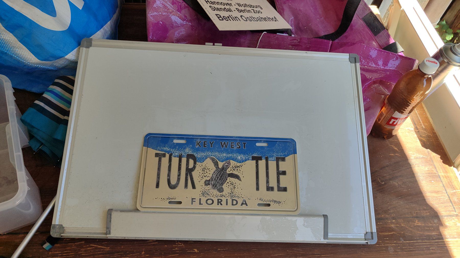 Schilder: 2 Schilder, Zugschild InterRegio & Turtle Florida – Gebraucht aus Brüttisellen von nic_xm7s 1