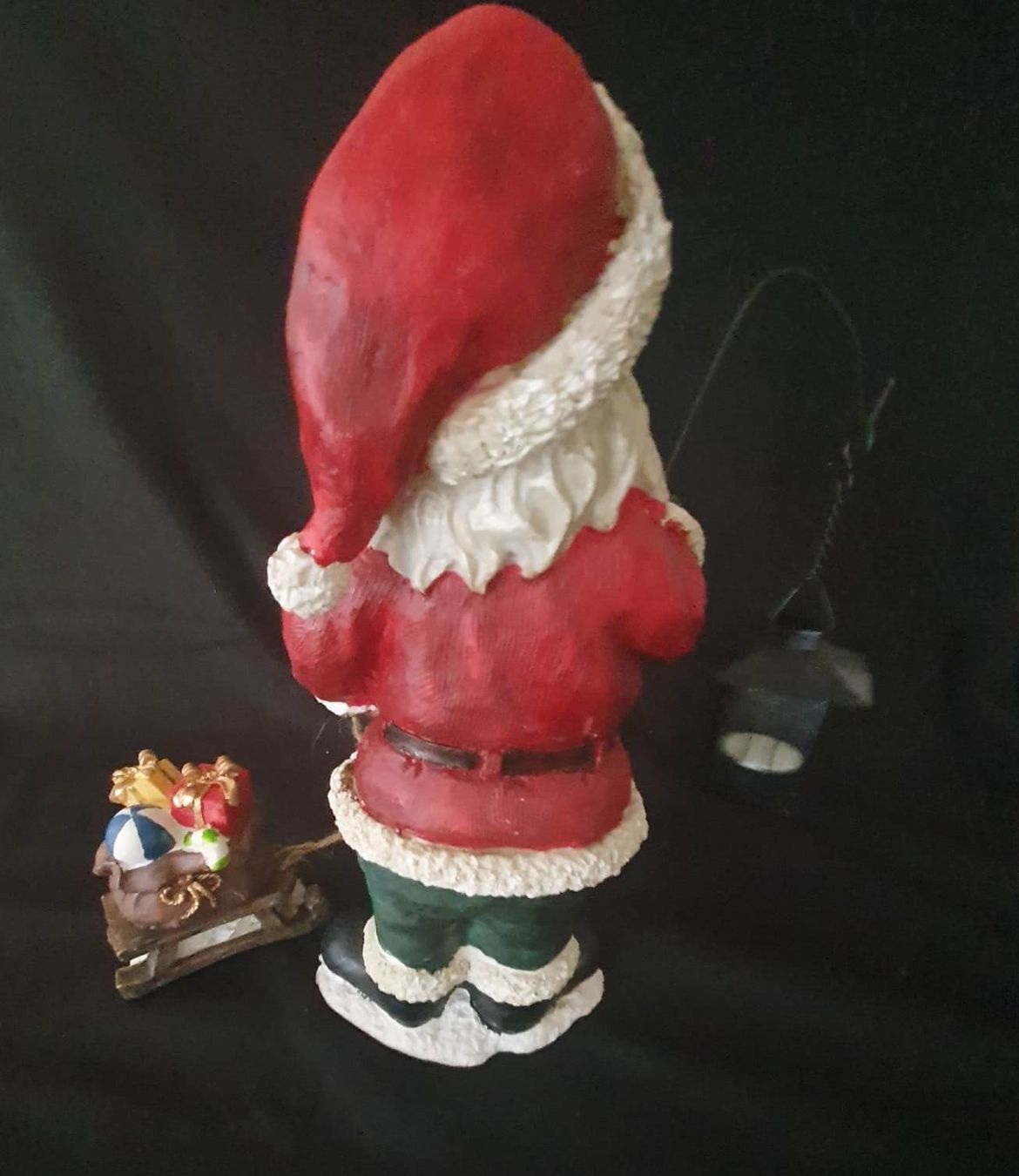 Alle Dekorationen: Nikolaus mit Schlitten und Laterne - Deko - 36 cm – Gebraucht aus Auw von beretta1966 2