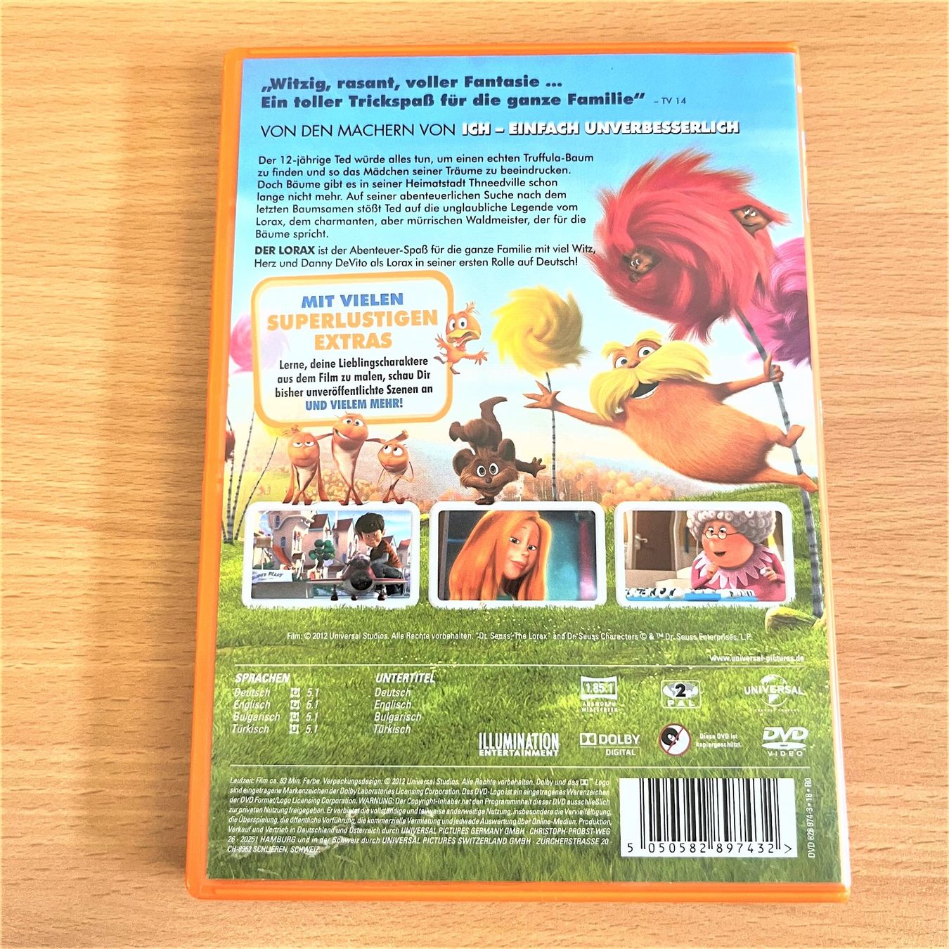 Tutti i DVDs: DVD - Der Lorax – Usato da Amlikon-Bissegg venduto da allerlei-versand 2