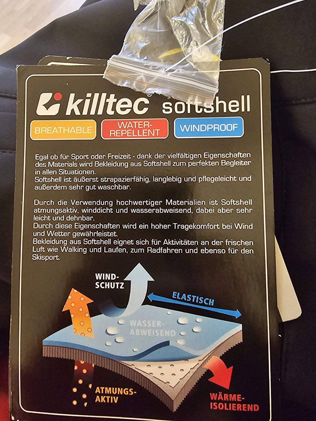 Killtec Hosen: Killtec Softshellhose Herren 3XL/Neu mit Etikett – Neu und originalverpackt aus Müntschemier von Nacc90 5