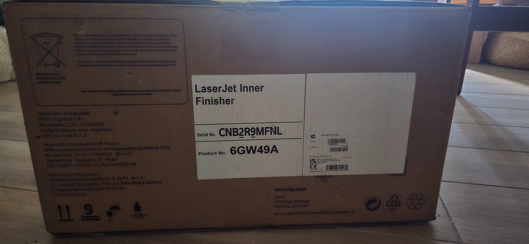 Hewlett Packard Imprimantes: HP Laser Jet Inner Finisher 6GW49A – Neuf avec emballage d'origine à Crans VD par goobo