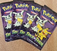 4x Pokémon Trick or Trade Booster Packs MINT